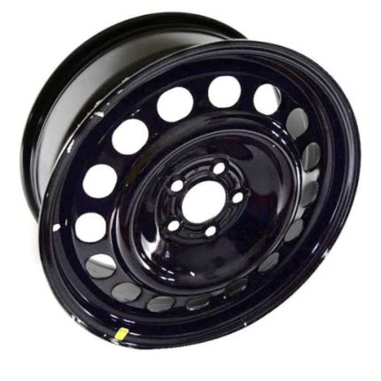 Black Steel Wheel 15x6 - OE Style - Hot Rod/Charger